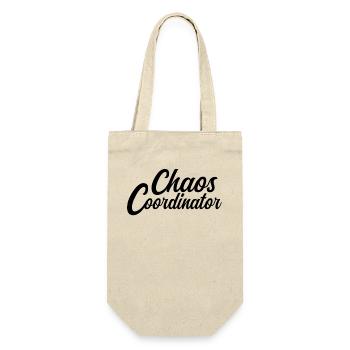 Die Chaos-Koordinatorin - Alles im Griff - Geschenkbeutel für Flaschen - Natur - Vorne