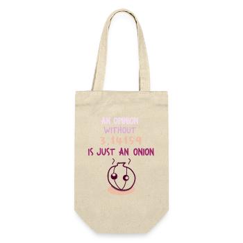 Math Nerd Students University Professor Mathematics - Gift Bag for Bottles - nature - Front