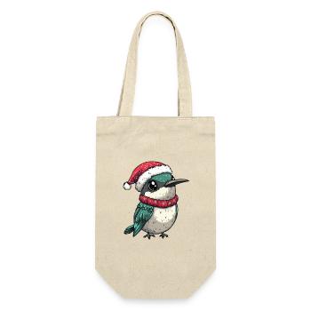 Hummingbird Bird Christmas - Gift Bag for Bottles - nature - Front