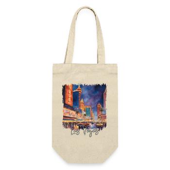 Aquarelle de Las Vegas, j’adore Las Vegas - Sac à bouteille - nature - Devant