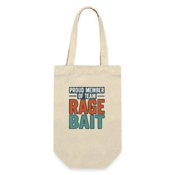 Fier membre de l’équipe Rage Bait, drôle de dicton - Sac à bouteille - nature - Devant