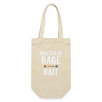 Meister des Wutköders, lustiger Spruch - Geschenkbeutel für Flaschen - Natur - Vorne