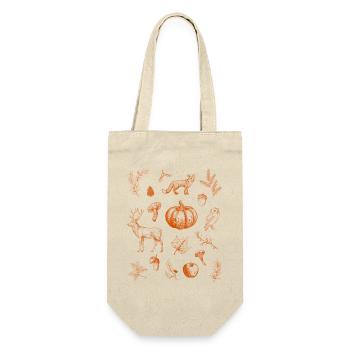 Cozy Fall Vibes - Gift Bag for Bottles - nature - Front