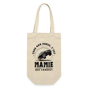 Alle Tierheime Granny Drives - Humor Driving - Geschenkbeutel für Flaschen - Natur - Vorne