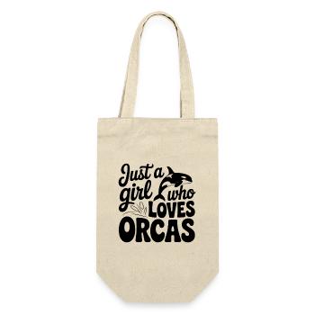 Juste une fille qui aime les orques - Sac à bouteille - nature - Devant