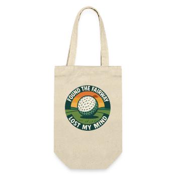 Found The Fairway Lost My Mind Golf Humor - Gift Bag for Bottles - nature - Front
