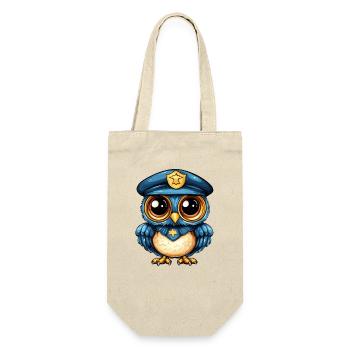Montre hibou policier bleu - Sac à bouteille - nature - Devant