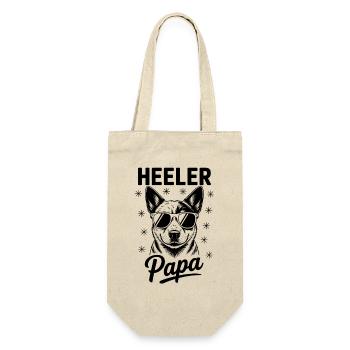 Chien de bétail australien Drôle Heeler Cadeau - Sac à bouteille - nature - Devant