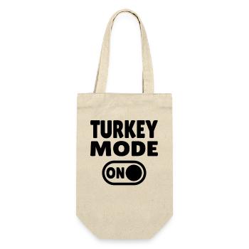 Turkey Mode ON - Gift Bag for Bottles - nature - Front