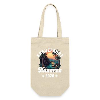 Kanaren Kreuzfahrt 2026 - Geschenkbeutel für Flaschen - Natur - Vorne
