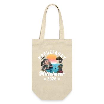 Cruise Mediterranean 2026 - Gift Bag for Bottles - nature - Front