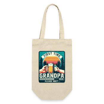 Future grand-mère pour la première fois 2026 - Sac à bouteille - nature - Devant
