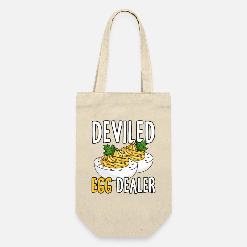 Funny Deviled Eggs Costume Deviled Egg Dad - Gift Bag for Bottles - nature