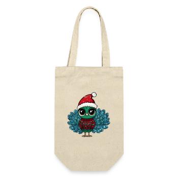 Peacock Bird Christmas - Gift Bag for Bottles - nature - Front