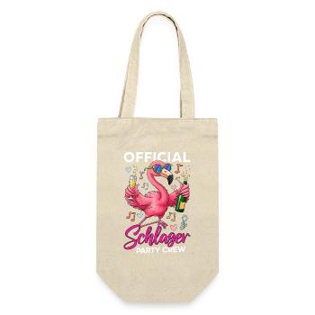 Official Schlager Party Crew - Geschenkbeutel für Flaschen - Natur - Vorne