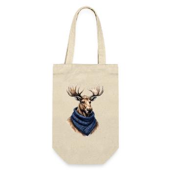 Orignal avec foulard bleu - Sac à bouteille - nature - Devant