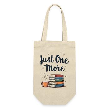Just One More Reading Books Coffee - Gift Bag for Bottles - nature - Front