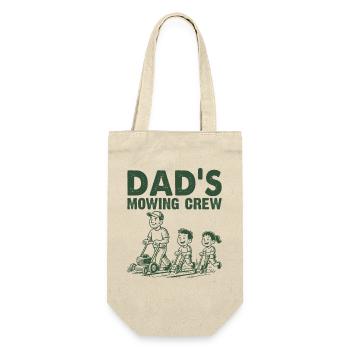 Dad's Mowing Crew - Gift Bag for Bottles - nature - Front