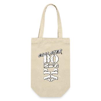 Bonus Papa - Geschenkbeutel für Flaschen - Natur - Vorne