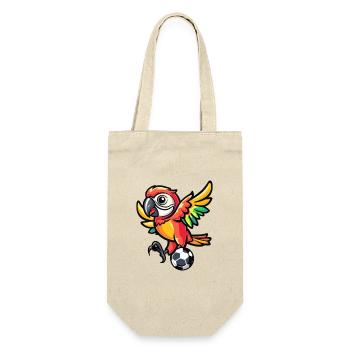 Parrot Soccer - Gift Bag for Bottles - nature - Front