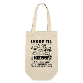Changement d'emploi : Bonne chance pour votre nouveau travail ! Cadeau d'adieu - Sac à bouteille - nature - Devant