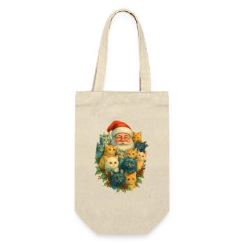 Diversité du chat Noël - Sac à bouteille - nature - Devant