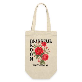 Blissful Bloom – Paix et beauté combinées 🌸 - Sac à bouteille - nature - Devant
