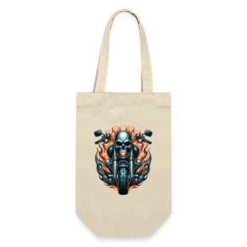 Rock and Roll Always and Forever Rockabilly 2025 - Gift Bag for Bottles - nature - Front