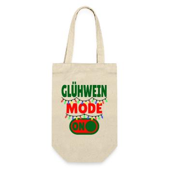 Glühwein Mode ON - Gift Bag for Bottles - nature - Front