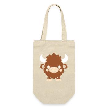 bison - Gift Bag for Bottles - nature - Front
