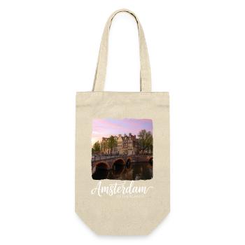 Amsterdam - Gift Bag for Bottles - nature - Front