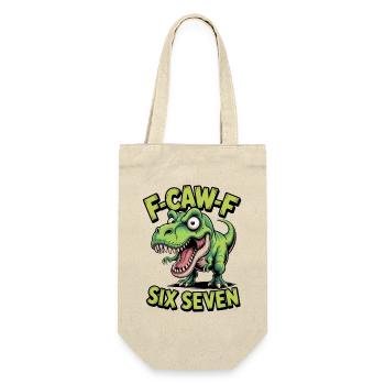 F Caw F Six Seven Dino Tee - Gift Bag for Bottles - nature - Front