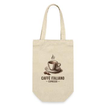 Caffè Italiano – Espresso - Sac à bouteille - nature - Devant