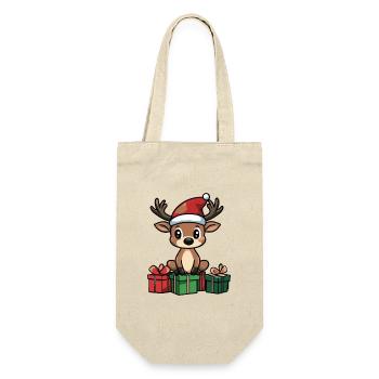 Cadeaux de Noël pour les cerfs - Sac à bouteille - nature - Devant