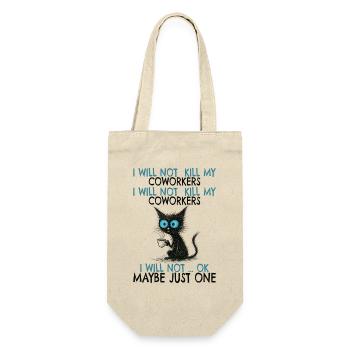 Colleague, Employee, Work, Stress, Work Stress - Gift Bag for Bottles - nature - Front