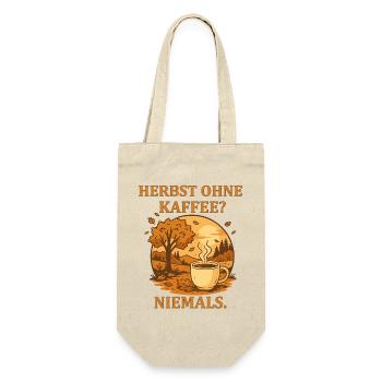 Autumn Without Coffee Never - Gift Bag for Bottles - nature - Front