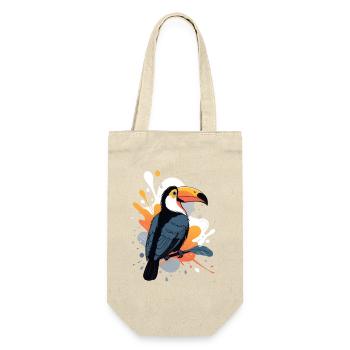 Toucan Color Explosion - Gift Bag for Bottles - nature - Front