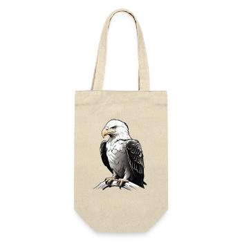 Portrait d’aigle puissant - Sac à bouteille - nature - Devant