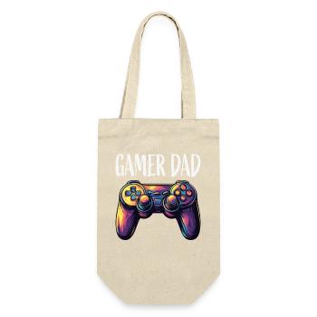 Gamer Dad Controller Neon - Gift Bag for Bottles - nature - Front