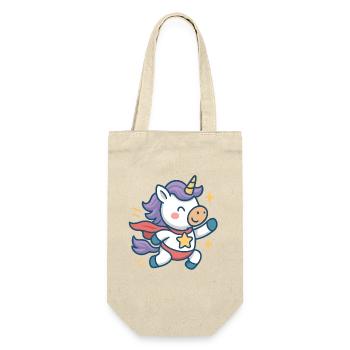Little Unicorn Hero, Off to Adventure - Gift Bag for Bottles - nature - Front