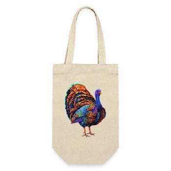 Dinde Poules Oiseaux Dinde - Sac à bouteille - nature - Devant
