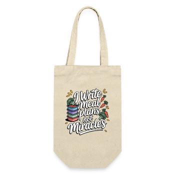 Nutritionist I Write Meal Plans Nutritional Coach - Gift Bag for Bottles - nature - Front