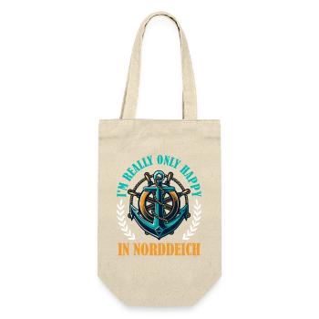 North Sea I'M ONLY REALLY HAPPY IN - Gift Bag for Bottles - nature - Front