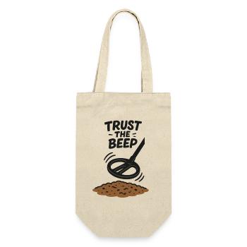 Trust The Beep Treasure Hunt Design - Gift Bag for Bottles - nature - Front