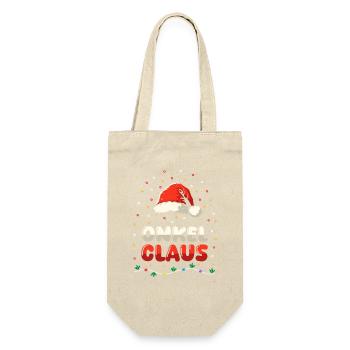 Santa Claus Uncle Claus Christmas - Gift Bag for Bottles - nature - Front