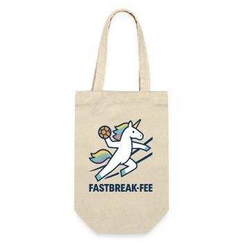 Einhorn Handball Fastbreak Fee, Konter Zauber - Geschenkbeutel für Flaschen - Natur - Vorne