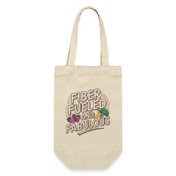 Nutritionist Fiber Fueled And Fabulous Dietitian - Gift Bag for Bottles - nature - Front