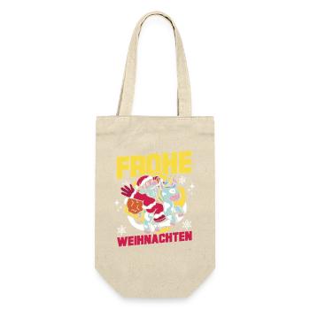 Bogenschütze Bogensport Bogenschießen - Geschenkbeutel für Flaschen - Natur - Vorne