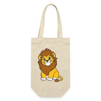 Petit Lion de la Savane – Illustration Lionceau - Sac à bouteille - nature - Devant
