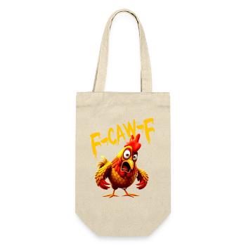 F Caw F Chicken Funny Meme F-Caw-F - Gift Bag for Bottles - nature - Front
